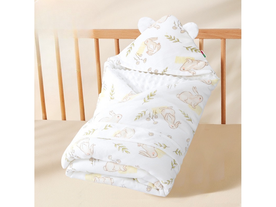 Saco de dormir grosso para bebê, manta de couro, recém-nascido (0-12 meses), branco, Panoona