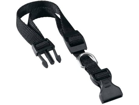 Coleira para Cães  Ajustável (Preto - 45-70 x 2.5 cm - Nylon)