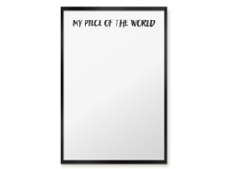 Magnetic Board My Piece Of The World For The Living Room Espelharte (40x60 Cm)