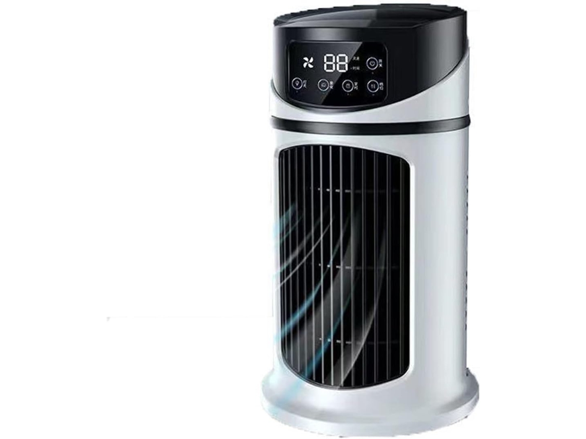Ventilador de ar condicionado USB, mesa, mini, 360g, uso doméstico e externo