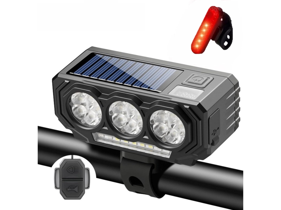 Luz De Bicicleta Para Trek Emonda H1, Conjunto Luzes Led Dianteiras E