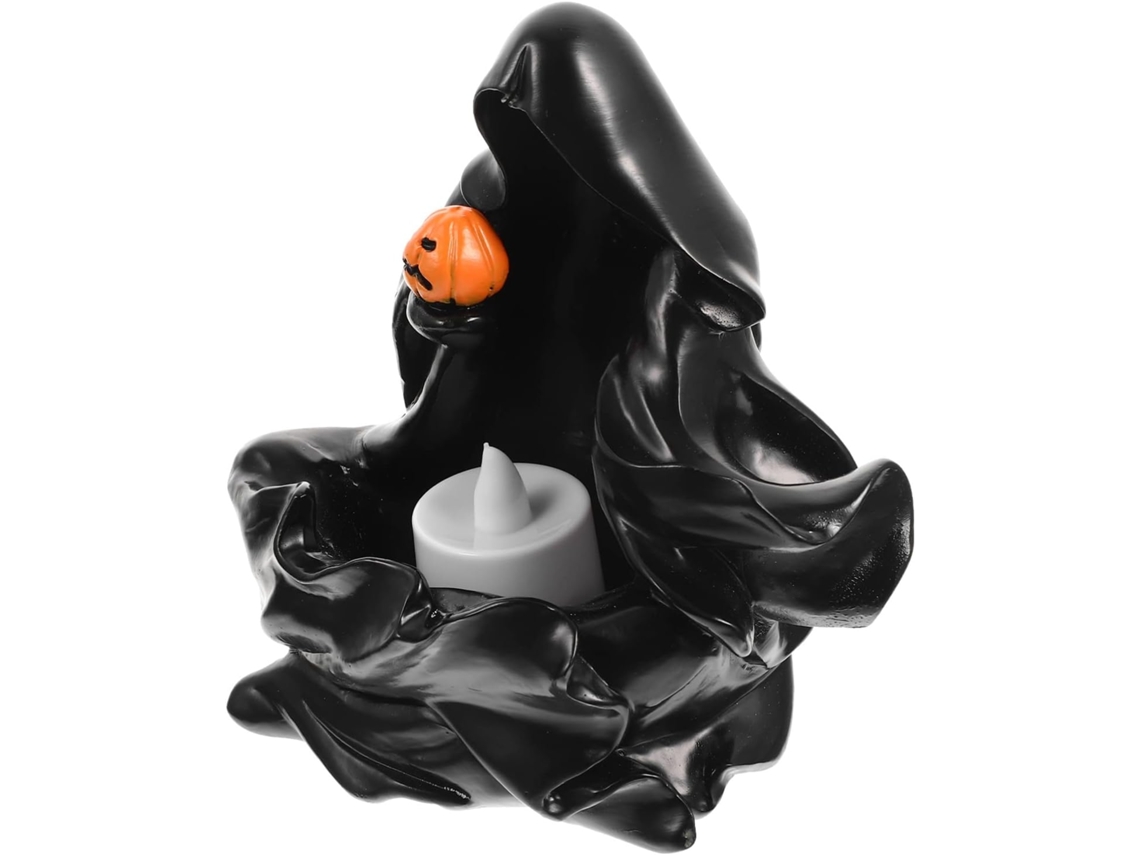 Porta Velas De Abóbora Fantasma Para Decoração De Mesa, Ideal Para Festas E Festivais De Halloween. Gokoco