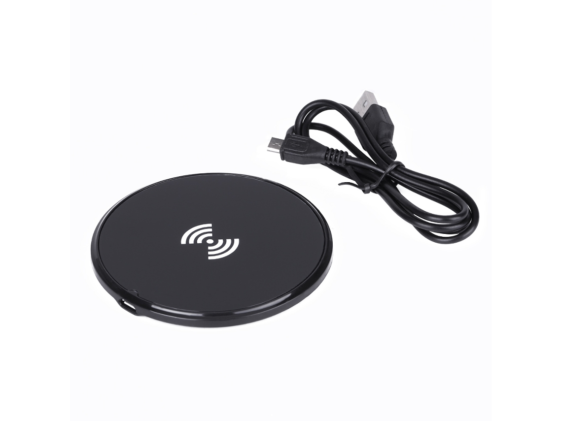 Carregador Sem Fio Base Transmissora Universal de Carregamento Sem Fio em Disco Ultra Fino EOOCOO (design Ultra Fino, Carregamento Sem Fio)
