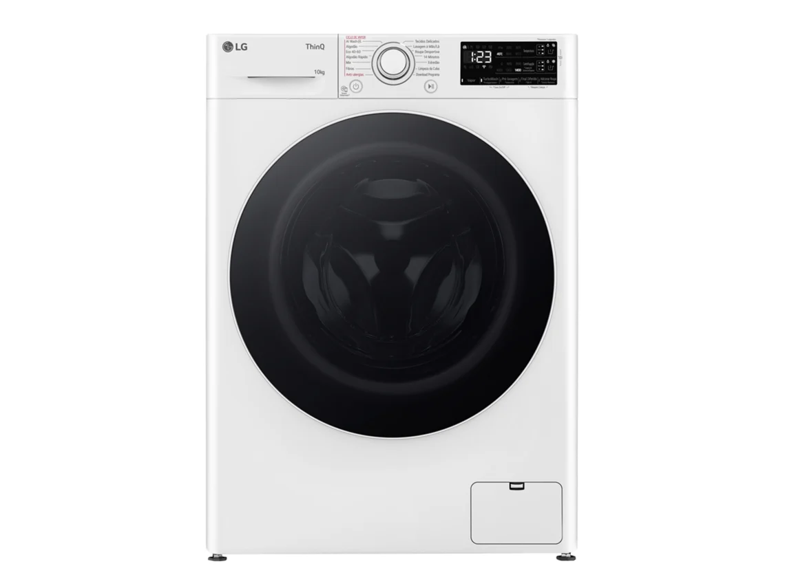 Máquina de Lavar Roupa LG F4WR3510A0W (10 kg - 1400 rpm - Branco)