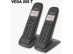 Telefone Fixo LOGICOM Duo Vega 255T Preto