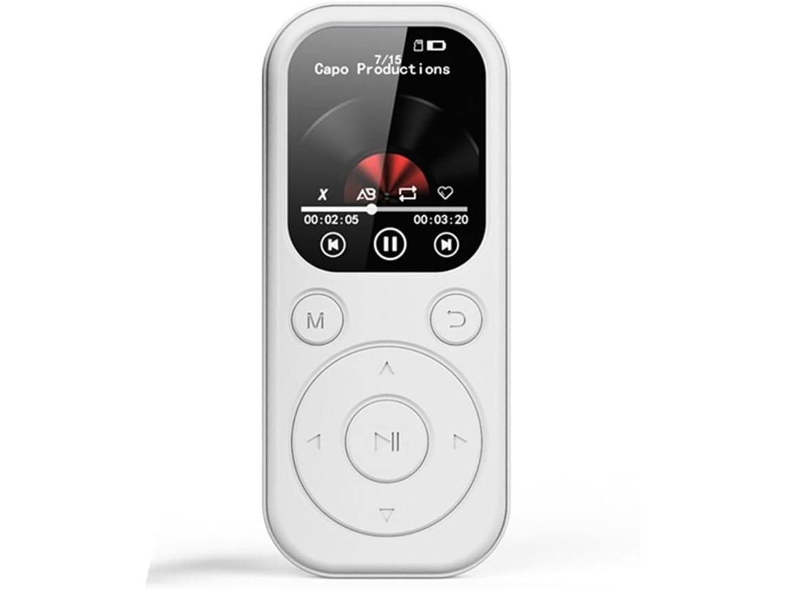 Reprodutor De Mp3 Com Alto-falante Hifi, Bluetooth 5.4, Gravação Voz,