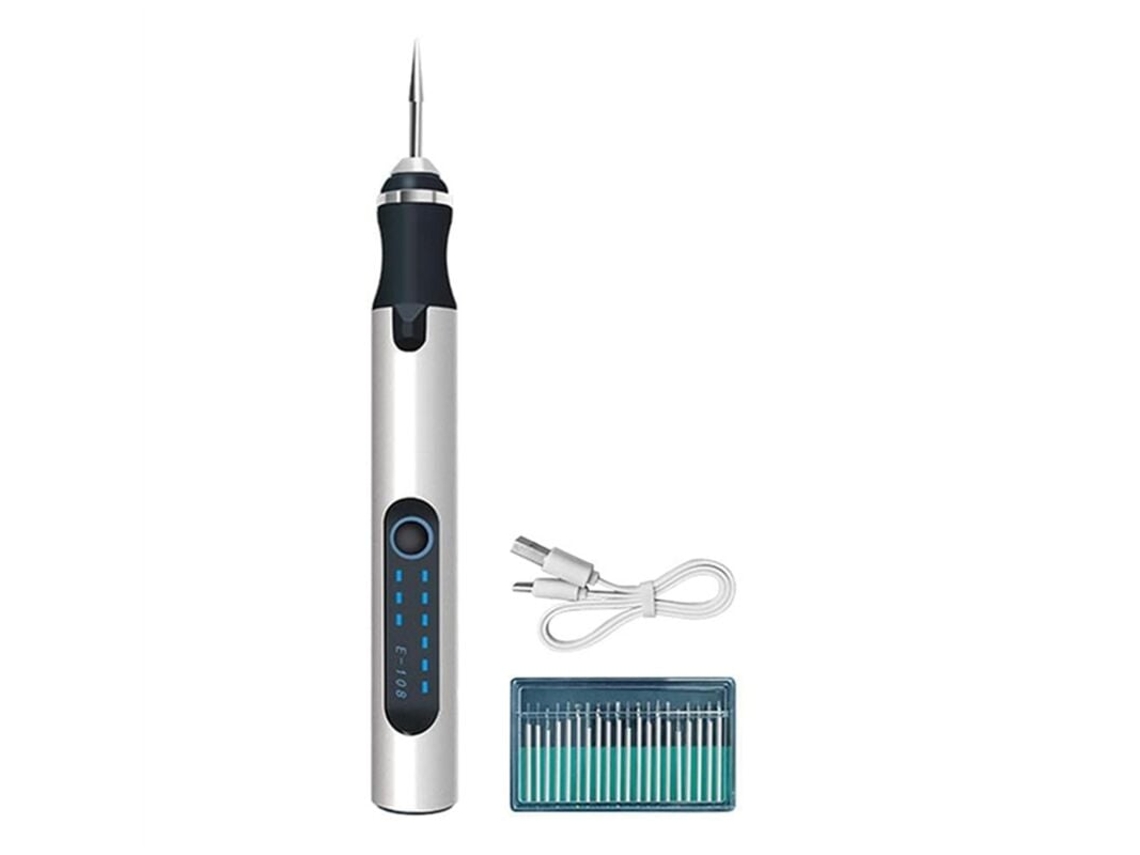 Mini Lixadeira Elétrica Sem Fio Furadeira Elétrica Caneta De Gravação Faça Você Mesmo Máquina De Gravação Elétrica Pino De Moagem Slowmoose (b)