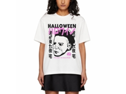Rockinstone Halloween Movie Kanji Myers White Adult T-shirt Size:xxl