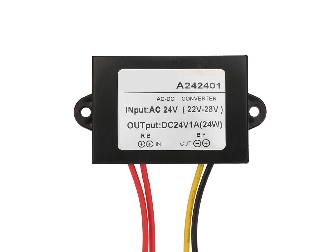 Laxiscreed Módulo Fonte De Alimentação Ac-dc 24v 1a Para Conversão De 22-28v Ac