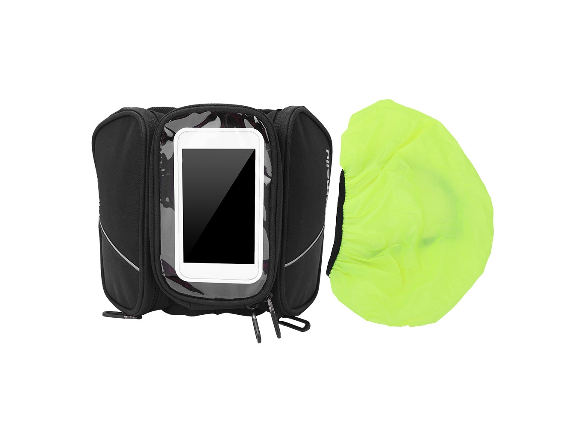 Bolsa frontal Mali para mountain bike, com capa de chuva, 1L