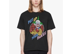 Rockinstone Killer Klowns Put Up Your Dukes Black Adult T-shirt Size:l