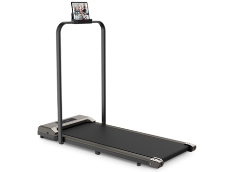 Passadeiras de Corrida RACINGREAT Velocidade Máx 10Km/H 750W- com Guiador Rebatível Peso Máx 120Kg Cinzento