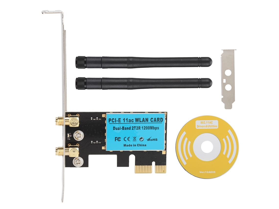 Placa de Rede Sem Fio LAXISCREED Pci e Banda Dupla