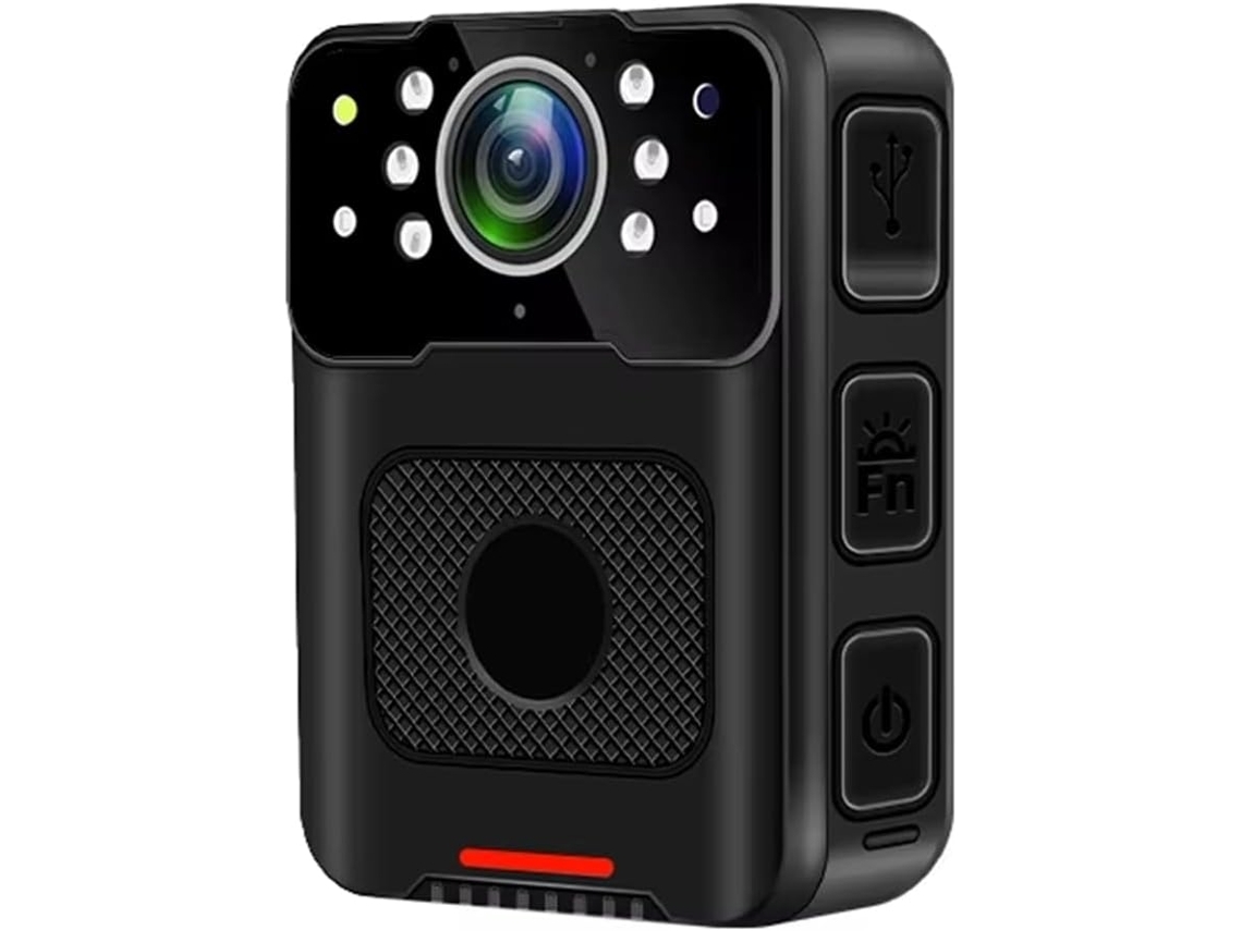 Câmera Corporal Compacta À Prova D'água Com Resolução 1080p, Criptografia De Arquivos E Visão Computacional.