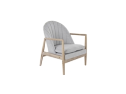 Poltrona Fir, Poliéster Cinza Claro, 68x69x89cm ALEXANDRA HOUSE LIVING