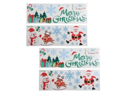 2 Rolos De Adesivos De Parede Removíveis, Fechos Para Vitrines, Decorações Para Festas De Natal Aquaforge