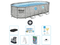Bestway Piscina Bestway Power Steel Oval - 549x274x122 Cm - 8-peças S576