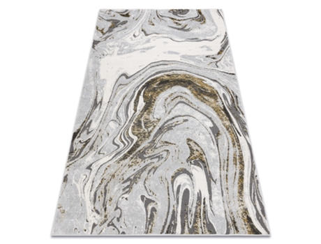 Tapete Lira E1686 Abstrato, Estrutural, Moderno, Glamour - Cinza/Dourado (240 x 330 cm)