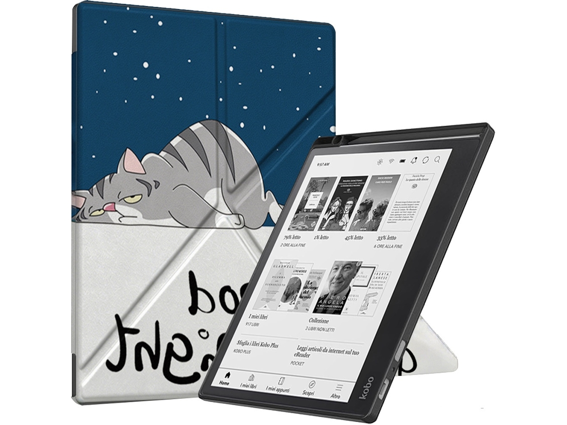 Capa Para Leitor Para Kobo Elipsa 10.3, Múltiplos Ângulos, Design Leve