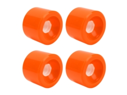 Rodas de Patinete Mali 4 com PU 78a, grip forte, duráveis, acessórios laranja