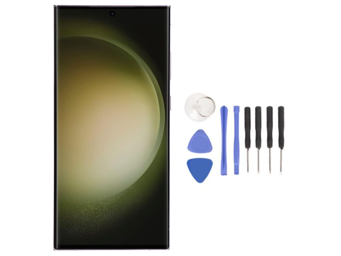 Tela Oled EOOCOO para Galaxy S23 Ultra, Touch Display, Montagem