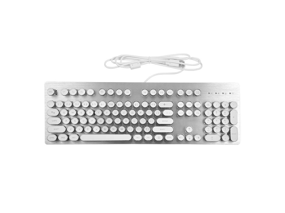 Teclado Mecânico LAXISCREED Usb com Luz Led