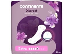 Pensos Incontinência Discreet Extra CONTINENTE emb. 20 un
