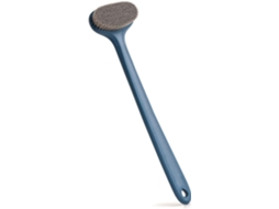 Escova traseira para chuveiro com cabo longo, escova traseira para chuveiro, escova de banho, escova corporal (azul)