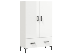 Aparador Alto MAISON EXCLUSIVE Derivados Madeira Branco Brilhante (69,5x31x115 cm)