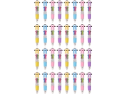Conjunto de 24 Canetas Esferográficas Stobaza em Formato Camisa Futebol Multicoloridas, com Tinta Macia, Feita
