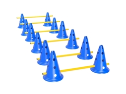 Kit Agilidade 6 Peças 12 Cones 6 Obstáculos VOLTEDGE