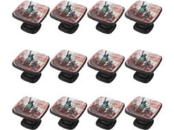 Puxadores Quadrados Para Gavetas De Cômoda, Puxadores Para Armários De Cozinha, 12 Peças, Bandeira Da Independência
