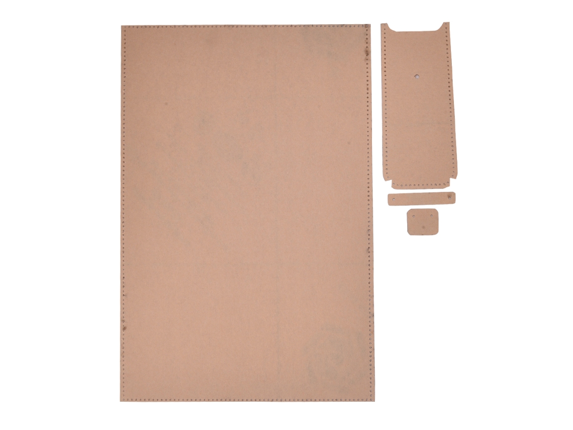 Conjunto de Moldes de Couro em Acrílico Transparente para Artesanato em Couro, Ideal para Confecção de Bolsas e Carteiras. AQUAFORGE