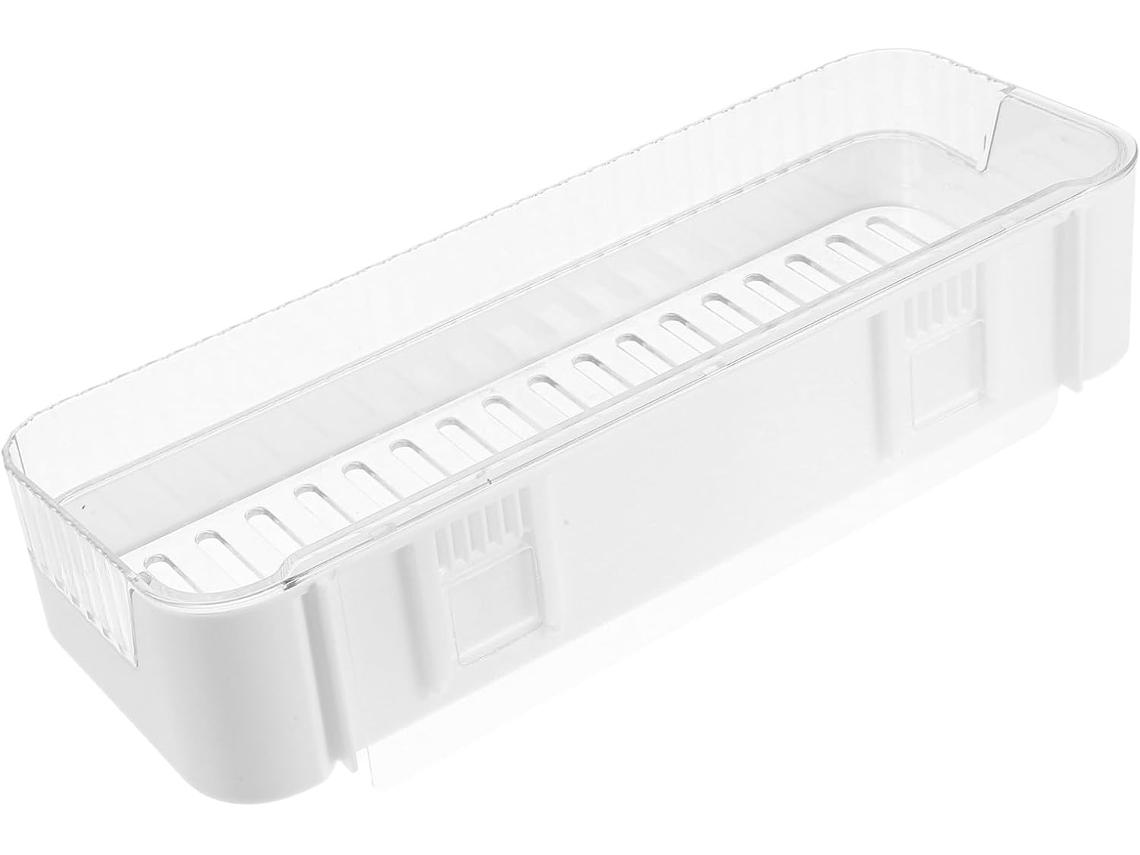 Organizador Flutuante De Parede Para Banheiro, Sem Necessidade De Furar, Em Plástico Branco