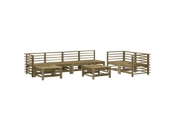Garden Lounge Set, Garden Lounge Sets Vidaxl Marrom Madeira De Pinho Impregnada (n/a)