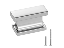 Puxadores Retangulares Para Móveis Em Liga De Zinco 36 X 15 X 20 Mm 10 Unidades Cromadas Vevor