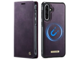 Capa Para Celular Com Compartimento Para Cartão Sim, Capa De Couro Antifurto E Antifraude (2 Em 1)roxo - Iphone 17 E
