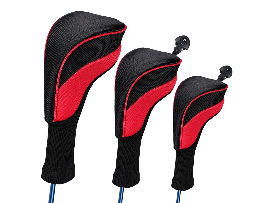 Conjunto de 3 Funda para Cabeças de Palos de Golf Set 1 3 5 Madera S/MARCA