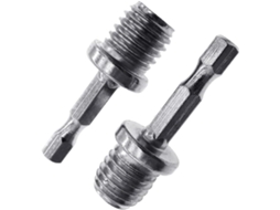 Conjunto De 2 Peças Haste M14 Em Aço Inoxidável Para Mandril 1/4"