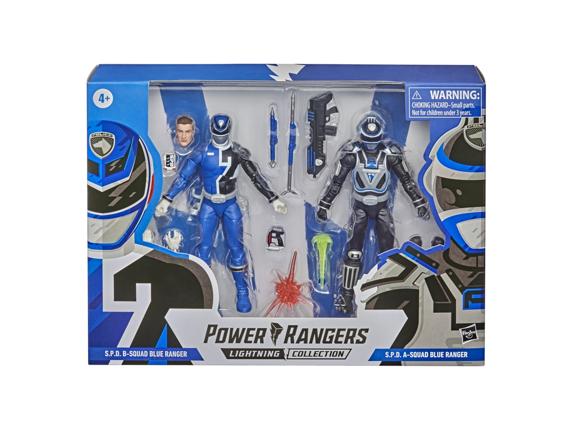 Pack Figuras de Ação POWER RANGER Blue Ranger vs SPDA Blue Ranger