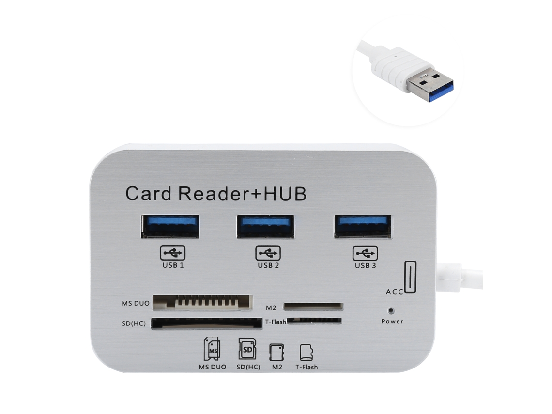 Hub Usb (leitor De Cartões Multi-em-um De Expansão Usb3.0/3.1)