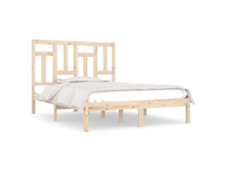 Cama Sem Colchão 160x200 Cm Madeira de Pinho Maciça MAISON EXCLUSIVE