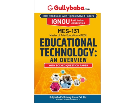 Livro Mes-131 Educational Technology de Gullybaba Com Panel (Inglês)