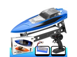 Barco Rc Laranja 151d 2.4g 30km/h À Prova de Água, Lancha de Alta Velocidade com Dois Motores, Modelo de Barco a Motor, Brinquedo. MDUG