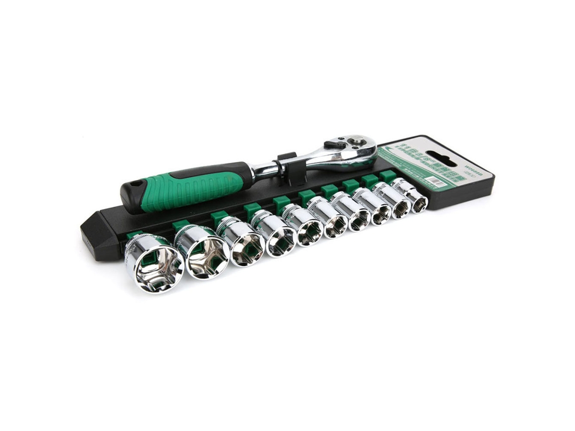 Laxiscreed Kit De Ferramentas Com 11 Chaves De Impacto 3/8” De Libertação Rápida