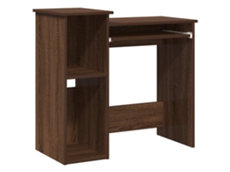 Desk, Desks Vidaxl Marrom Madeira Processada (n/a)