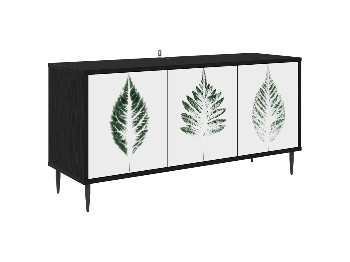 Vidaxl Gabinete Para Tv Hanau 102 X 33 X 51 Cm Carvalho Preto