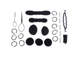 65 Peças Conjunto Ferramentas Penteados Cabelo Mulher Acessórios Estilo Diy