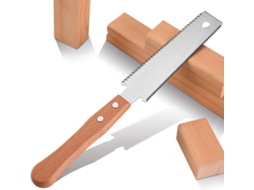 Sierra manual de 6 polegadas com lâmina de fio duplo, ferramenta leve para DIY