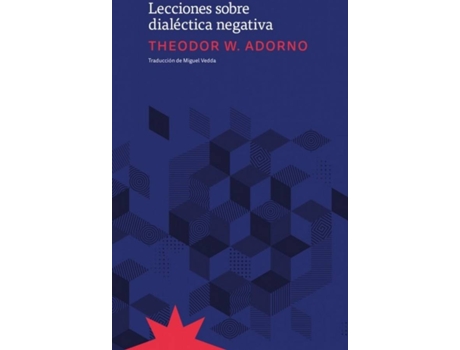 Livro Lecciones Sobre Dialéctica Negativa de Adorno Theodor (Espanhol)